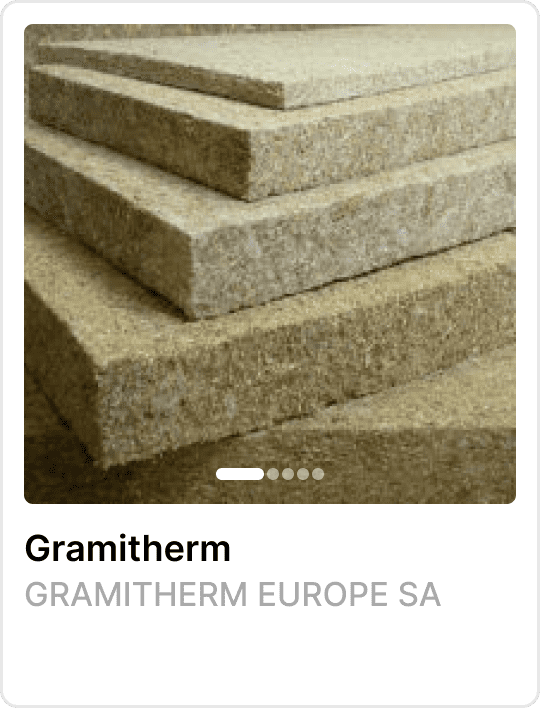 Produit Gramitherm de Gramitherm Europe SA
